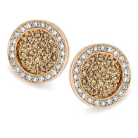 oorringen Moondrops roze goud 18 kt/br M006E42