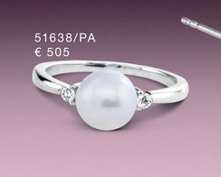 Ring 18 kt goud briljant 51638PA/54