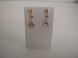 oorringen 18kt slinger hart 5836