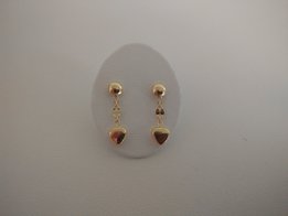 Kinderoorbellen Goud hart 56055