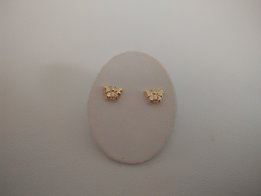 kinderoorringen 18kt vlinders