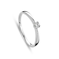 Solitair wit goud 18 kt/br GR3347WB