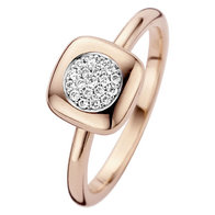 ring Moondrops wit goud M069R11W18