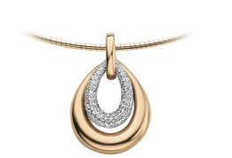 Hanger goud en briljant GH3383