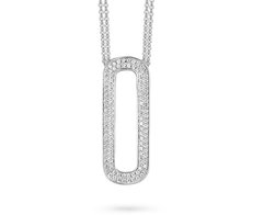 Ketting Silver Rose P6356W