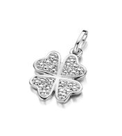 Gouden hanger Klaver 57842