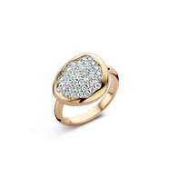 Ring Roos 18kt in rood en wit goud 18kt/br.136R78RW18