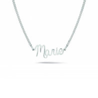 Naamketting Script gourmette