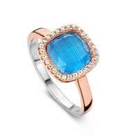 Ring Silver Rose R6330BLU