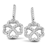 Oorringen Silver Rose EA6520W