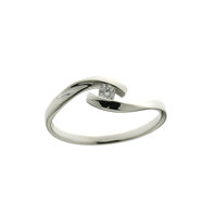 Ring solitair witgoud 91GT26