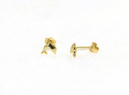 Gouden kinderoorringen  Dolfijn 125240